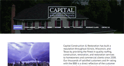 Desktop Screenshot of capitalcrestoration.com